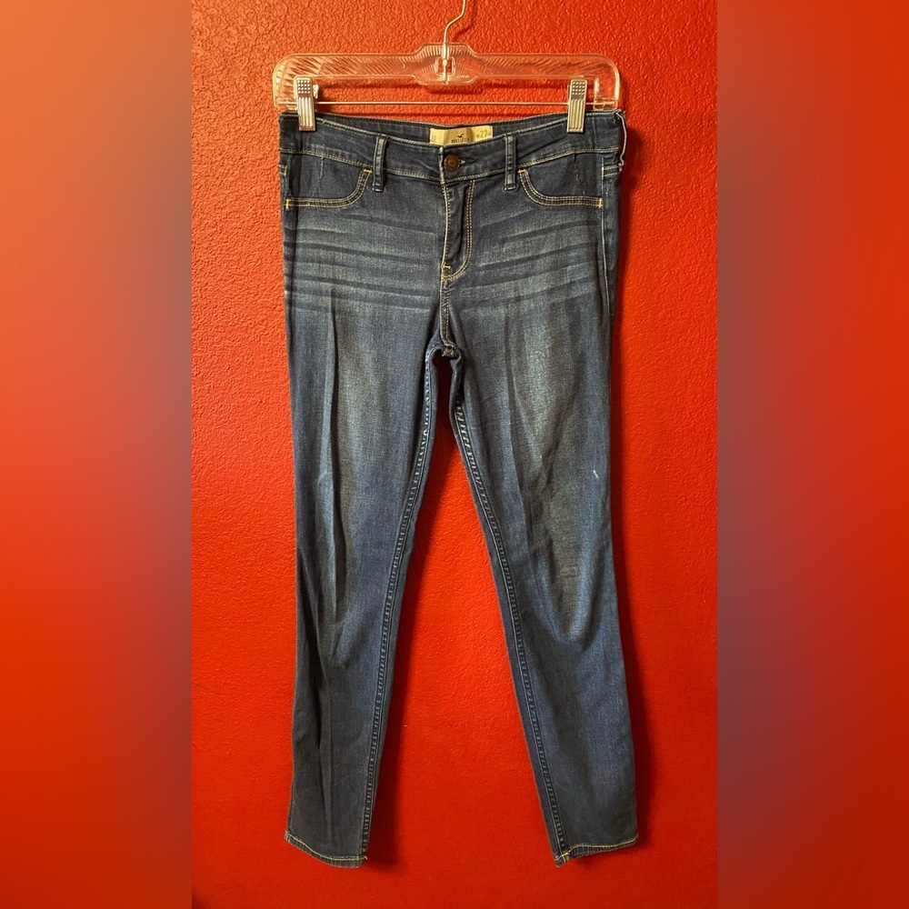 Hollister women’s jean legging skinny Blue Jeans size 5R W27 L29